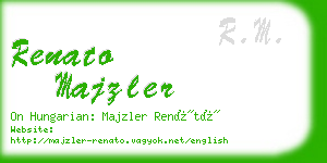 renato majzler business card